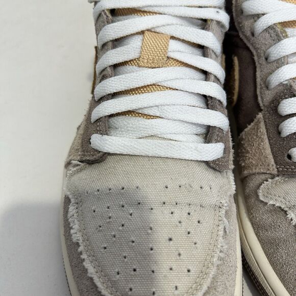 Nike Suede Athletic Shoes in Brown and Cream - Picture 8 of 12